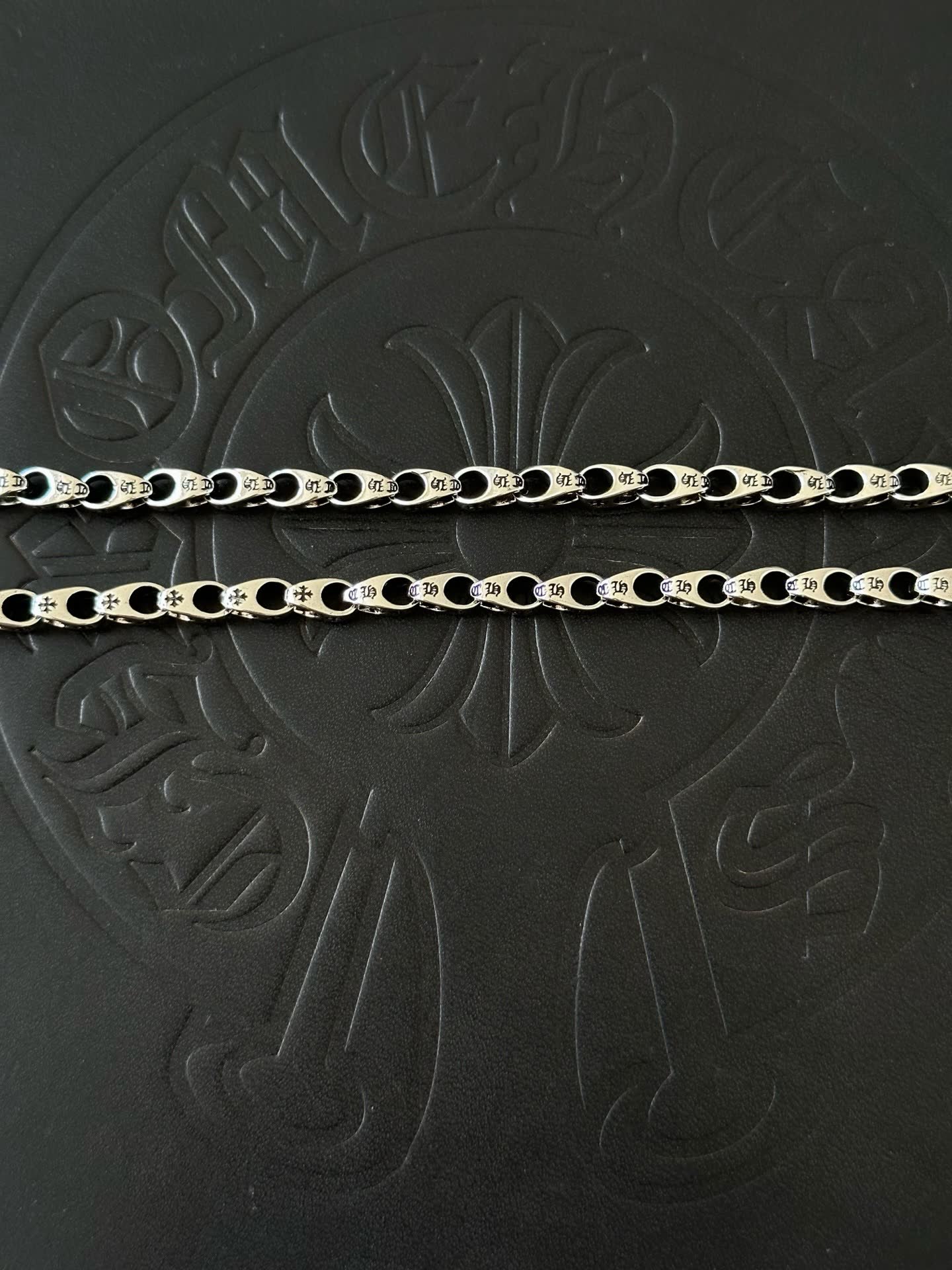 Chrome Hearts Silver Cross Pendant Necklace